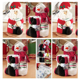 Christmas Wine hold towels & hold bottles Covers gift Santa Claus snowman Christmas Gifts Christmas Decoration for Home