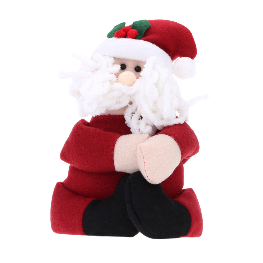 Christmas Wine hold towels & hold bottles Covers gift Santa Claus snowman Christmas Gifts Christmas Decoration for Home