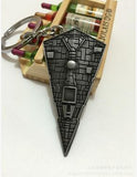 STAR WARS MILLENNIUM FALCON METAL KEYCHAIN NEW KEY RING