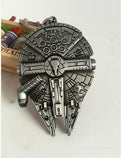 STAR WARS MILLENNIUM FALCON METAL KEYCHAIN NEW KEY RING