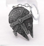 STAR WARS MILLENNIUM FALCON METAL KEYCHAIN NEW KEY RING