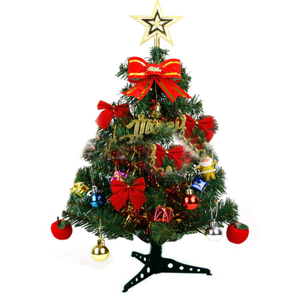 60CM New Year Christmas Tree Xmas ornaments wedding party home house festival decoration accessories Enfeites Decoracao De Natal